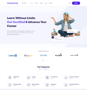 Création site e-learning Coursave